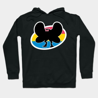 Pansexual Mothman Cryptid Pride Hoodie